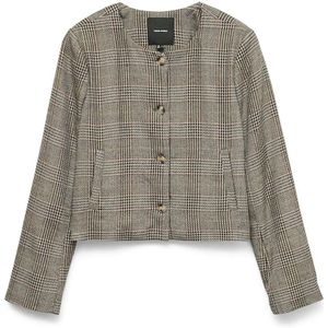 Vero Moda - STINA - Korte Blazer - Boxy Fit - Geruit