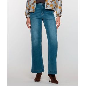 Geisha - Jeans - Stone Blue - Model 51803 - Dames - Wijde Pijp