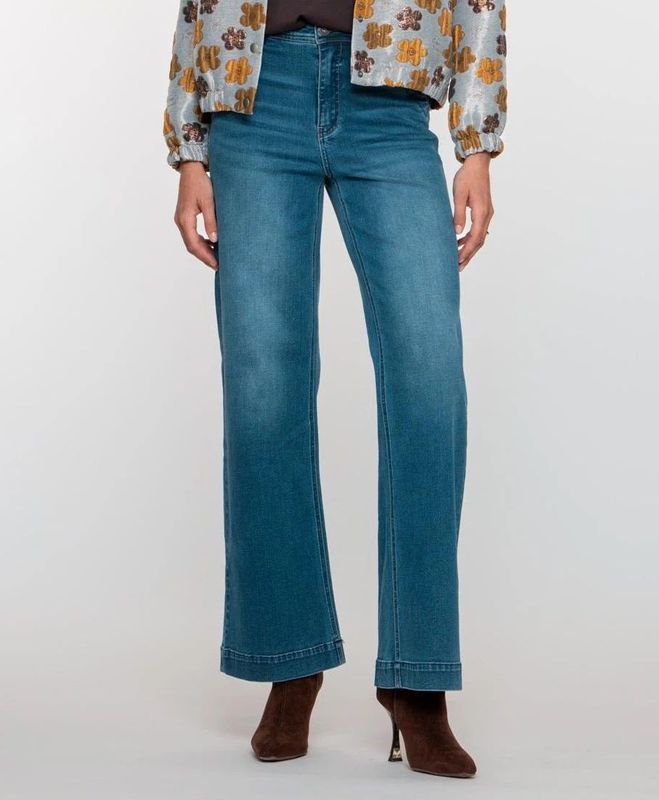 Geisha - Jeans - Stone Blue - Model 51803 - Dames - Wijde Pijp