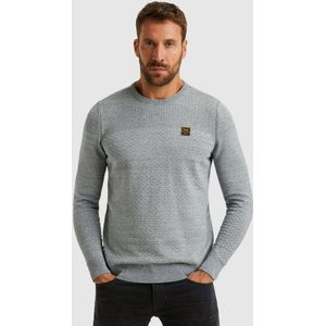 Gebreide pullover met ribboorden