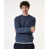 GARCIA - Sweater - Blauw - 50% Katoen - 50% Gerecycled Polyester