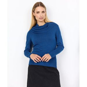 Slim fit shirt met lange mouwen van viscosemix, model 'Dollie'