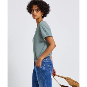 Street One - Gestructureerd Shirt - Blauw - Dames