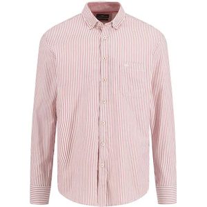 Fynch-Hatton - Overhemd - Rood - Oxford Stripe