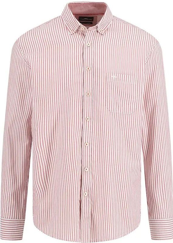 Fynch-Hatton - Overhemd - Rood - Oxford Stripe