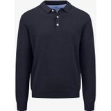 Fynch Hatton - 1414240 - Poloshirt - Effen Kleur - Lange Mouw