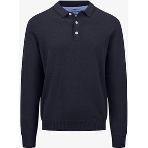 Fynch Hatton - 1414240 - Poloshirt - Effen Kleur - Lange Mouw
