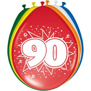 8 Ballonnen 90 Jaar