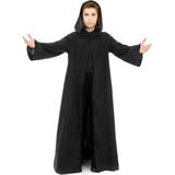 Fantasy Cape Capuchon Zwart Kind