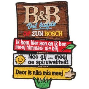 Oeteldonk Embleem B&B Vol Liefde