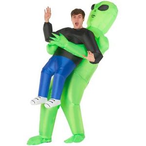 Opblaasbaar Alien Kostuum
