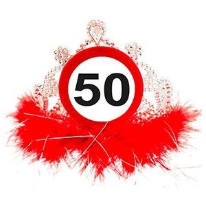 Tiara Verkeersbord 50 jaar