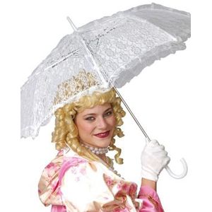 Paraplu kant wit