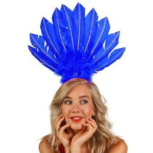 Haarband Brazil blauw