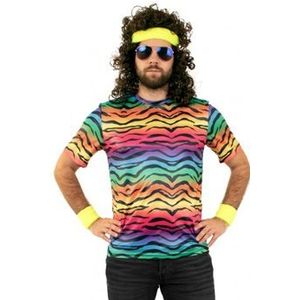 T-shirt neon tijger unisex