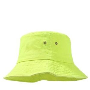 Bucket Hat Neon Geel