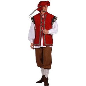 Luxe Middeleeuwse Marktman Kostuum