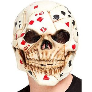 Masker Latex Pokerface Skull