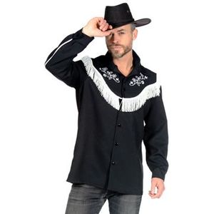 Cowboy Western Blouse Zwart