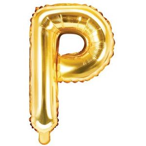 Folie Ballon Letter P Goud (80 cm)