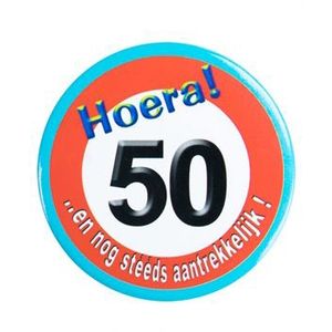 Verkeersbord Button 50 Jaar