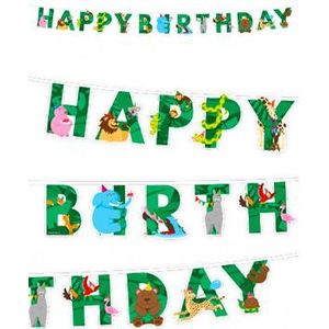 Letterslinger Happy Birthday Jungle (2.5 m)