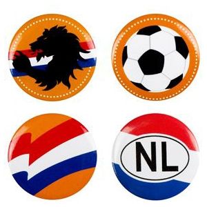 Holland Nederland Buttons (4x)
