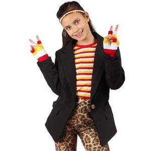 Oeteldonk Kindercolbert Zwart