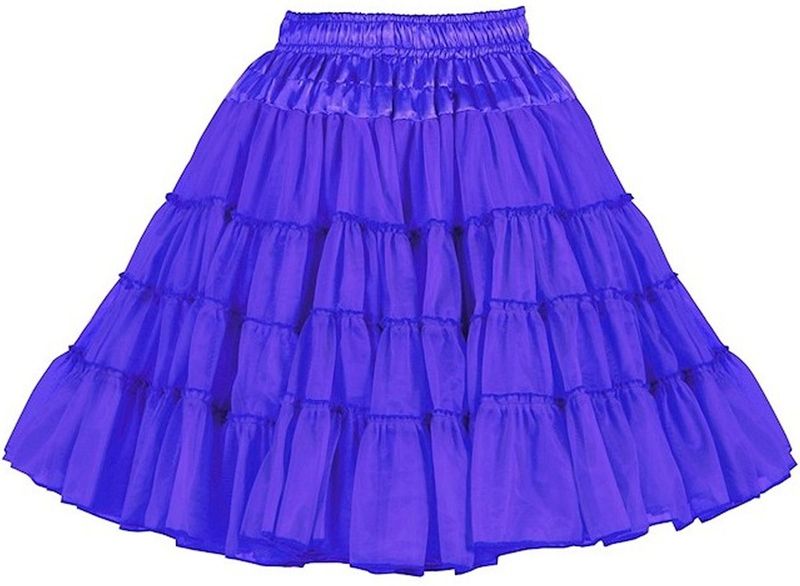 Petticoat Kobalt Blauw (3-Laags)