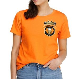 T-Shirt Oranje Koningsdag Vrouw