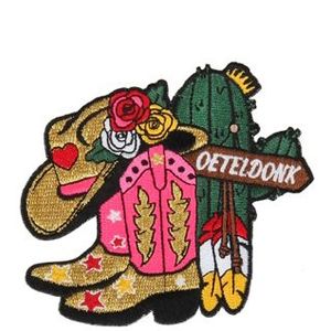 Oeteldonk Embleem Western Pink