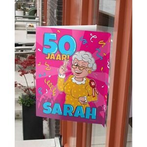 Raambord Sarah 50 Jaar