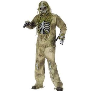 Zombie Skelet Kostuum Heren Compleet
