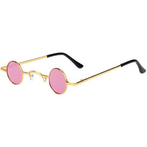 Bril Met Kleine Glazen Roze