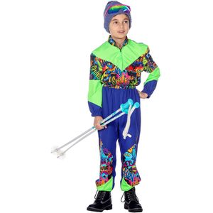 Skipak Retro 80's Groen/Blauw Kind