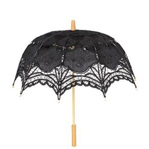 Paraplu Gehaakt Kant Zwart