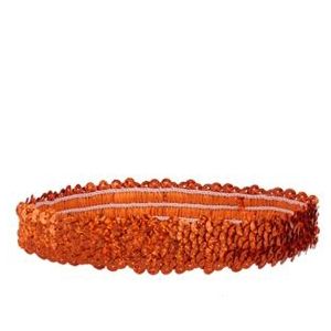 Pailletten Haarband Holografisch Oranje