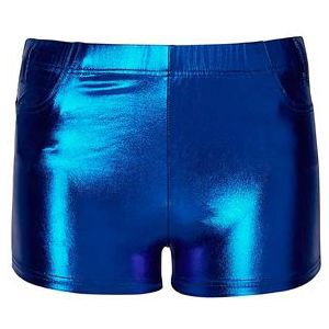 Hotpants Metallic Blauw