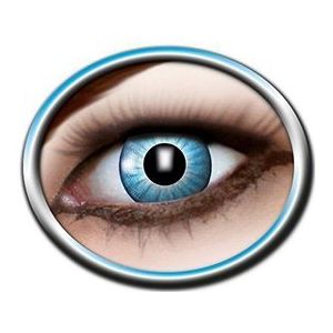 Kleurlenzen Electro Blauw (3 maanden)