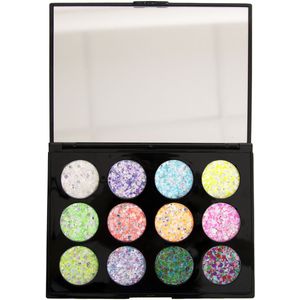 PXP - Schmink - PartyXplosion - Le Printemps -Pressed Chunky Glitter Cream 12 kleuren 1.5 gram