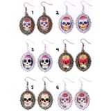 Oorbellen Sugar Skull div.