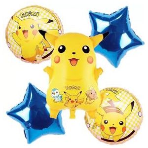 Folie Ballonnen Set Pokémon Pikachu (5-delig)