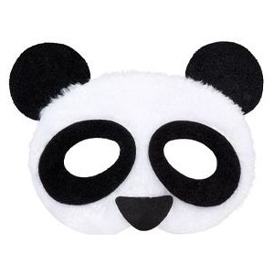 Pluchen Halfmasker Panda