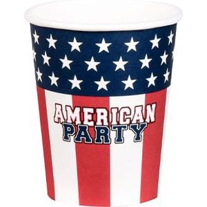Papieren Bekertjes American Party (10 stuks)