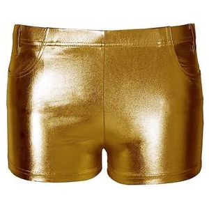 Hotpants Metallic Goud