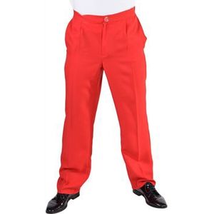 Pantalon Recht Rood