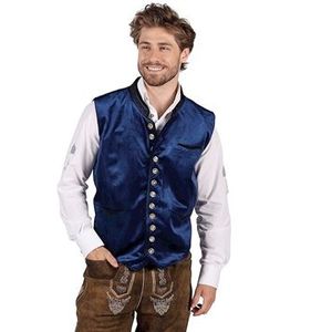 Tiroler Vest Janko Blauw