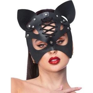 Catwoman Masker Leather Look