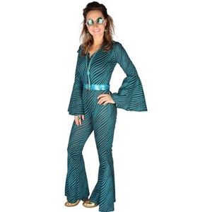 Disco Catsuit Turquoise Glitter