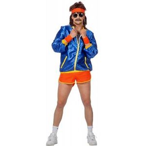 Kort Trainingspak Retro 80's Blauw